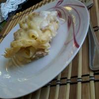 Rakott sonkás penne