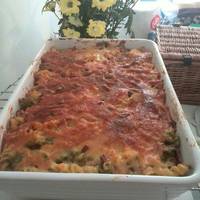 Rakott sonkás penne