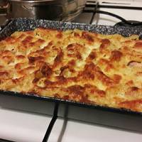 Rakott sonkás penne