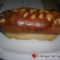Τσουρέκι Τερκενλής με γλάσο σοκολάτας