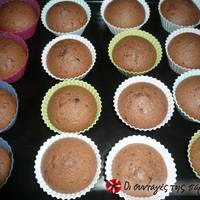 Muffins με σοκολάτα και κανέλα