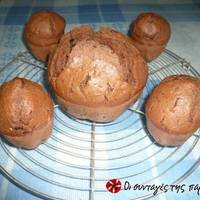 Muffins με σοκολάτα και κανέλα