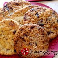 Cookies με 2 είδη σοκολάτας