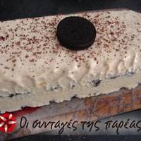 Semifreddo με μπισκοτάκια oreo