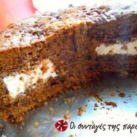 Carrot Cake με cream cheese frosting