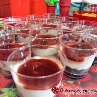 Γρήγορο cheese cake σε ποτήρι