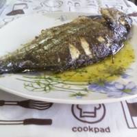 Τσιπούρες σε σχάρα φούρνου