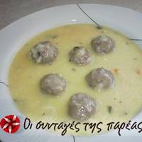 Γιουβαρλάκια αβγολέμονο