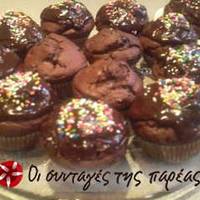 Εύκολα παιδικά σοκαλατένια muffins