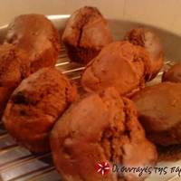 Muffins με σοκολάτα και κανέλα