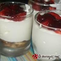 Γρήγορο cheese cake σε ποτήρι