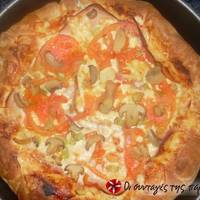 Ζύμη για αφράτη πίτσα σαν της pizza hut