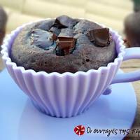 Muffins με σοκολάτα και κανέλα