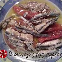 Σαρδέλες αχνιστές με κρασί