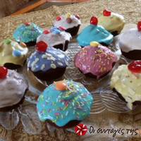 Εύκολα παιδικά σοκαλατένια muffins