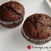 Muffins με σοκολάτα και κανέλα