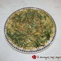 Αγρέλια (άγρια σπαράγγια) με αυγά