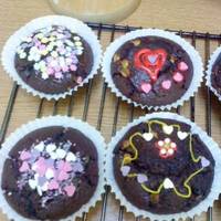 Εύκολα παιδικά σοκαλατένια muffins