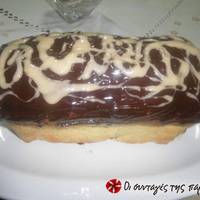 Τσουρέκι Τερκενλής με γλάσο σοκολάτας