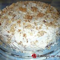 Carrot Cake με cream cheese frosting