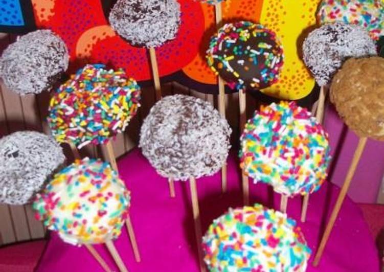 θεϊκά Cake Pops συνταγή από Roulina Cookpad