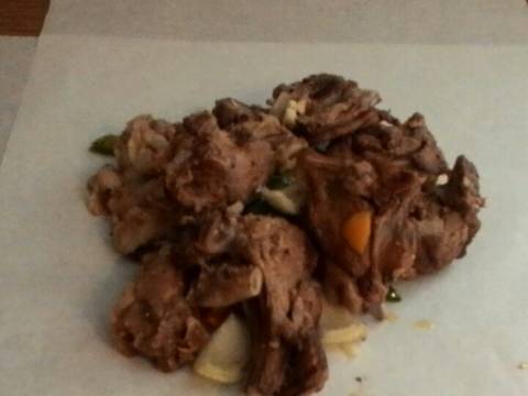 Προβατίνα στη λαδόκολλα φωτογραφία βήματος 2