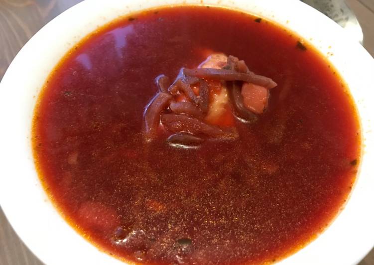 Борщ с куриными крылышками — рецепт с фото пошагово Борщ с куриными крылышками — рецепт с фото пошагово