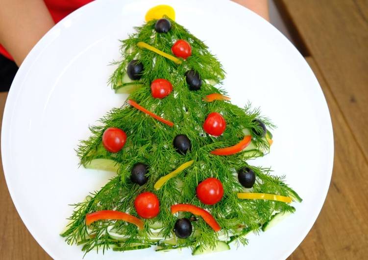 Самый новогодний Ñалат "Елочка" - вÑеми любимое Ñочетание recipe main photo