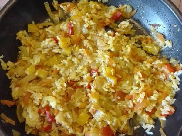 Рис с овощами