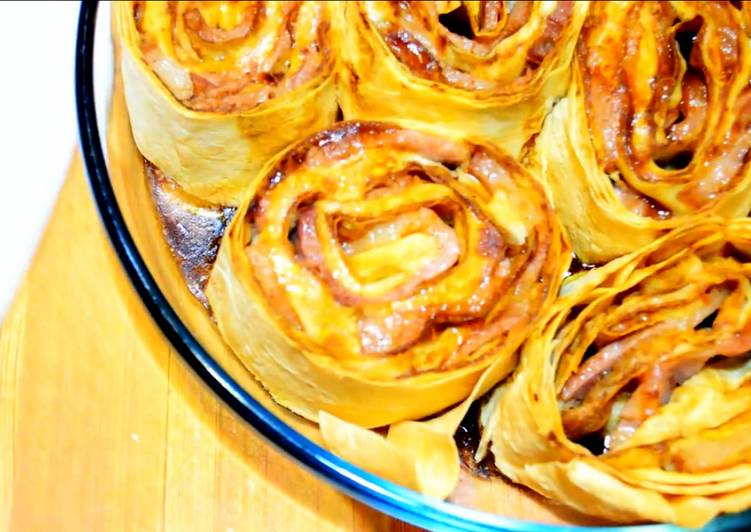 Горячая закуска рулет