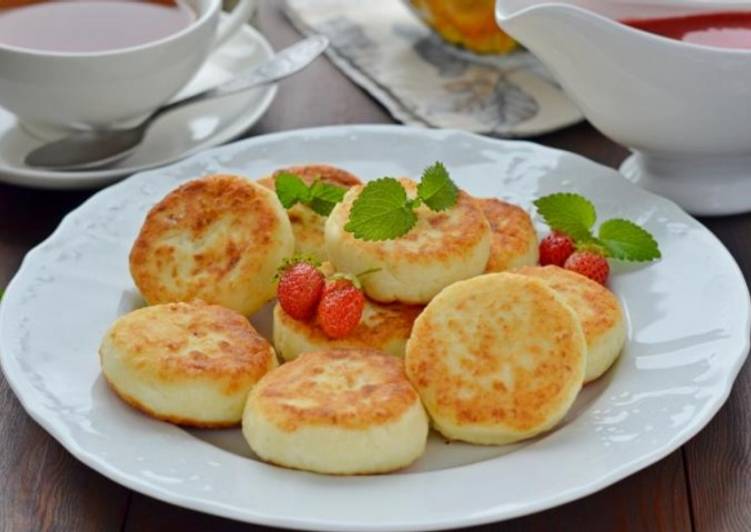 Творожники рецепт классический на сковороде с яблоками #9