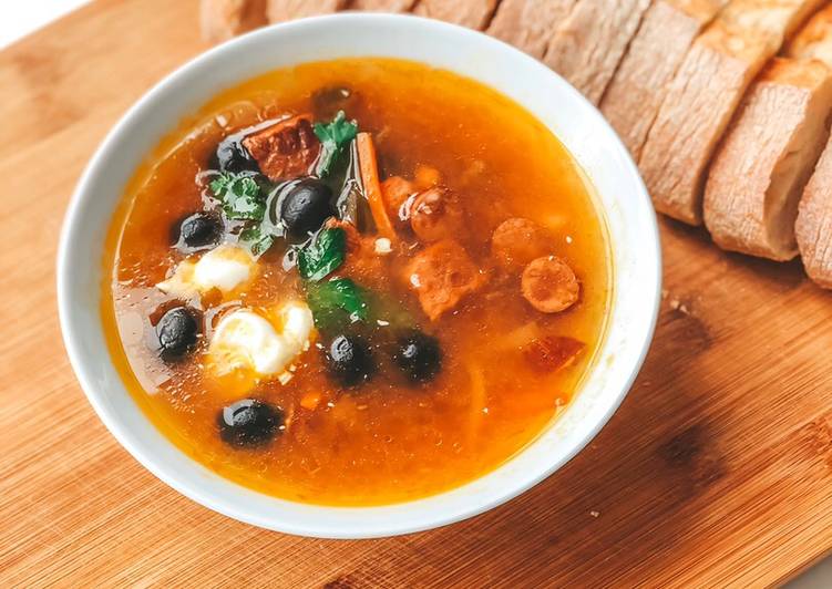 Рецепт солянки с каперсами