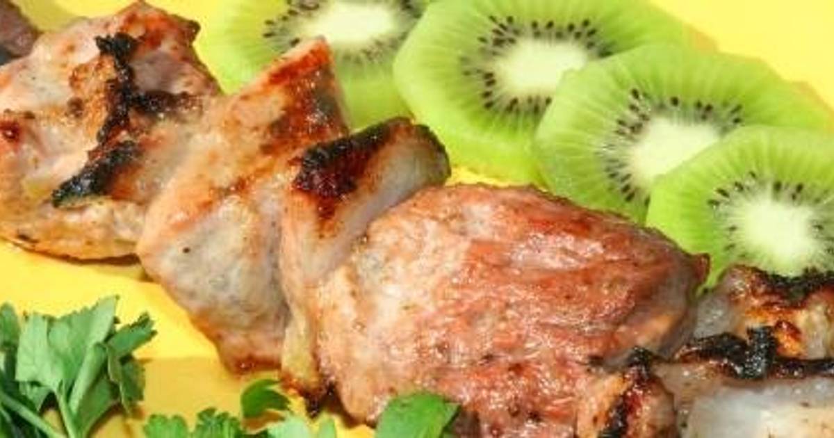 Шашлык маринованный в киви рецепт с фото, как приготовить на Webspoon.ru картинки Шашлык маринованный в киви рецепт с фото, как приготовить на Webspoon.ru картинки