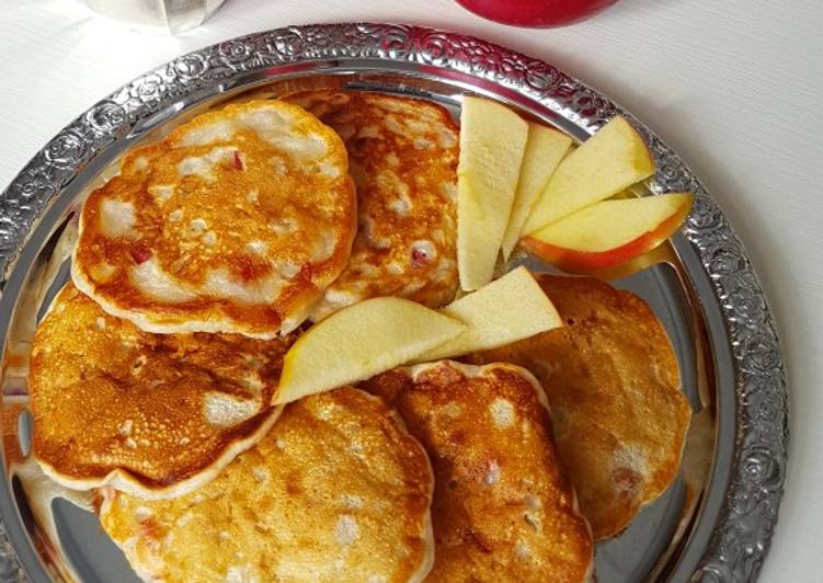 Яблочные панкейки пп рецепт