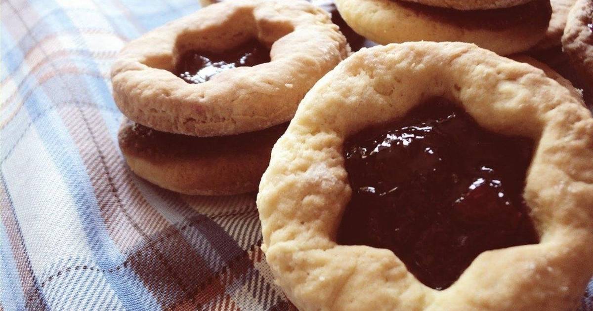 печенье с вареньем в духовке на скорую руку