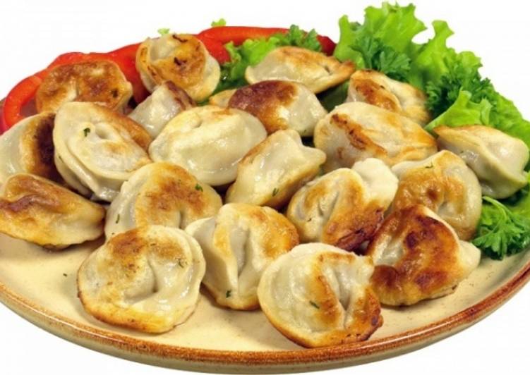 Запекание пельменей в духовке без всего