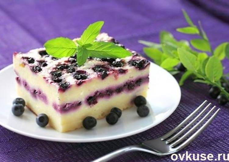 Запеканка творожная с заморожен