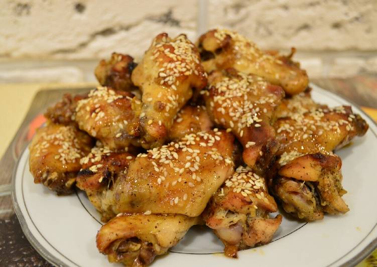 Соус терияки куриные крылышки
