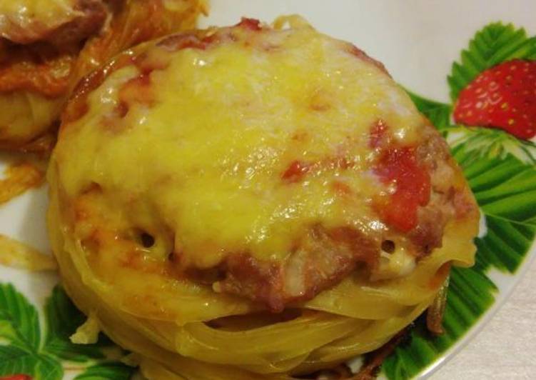 Рецепт с сыром и фаршем