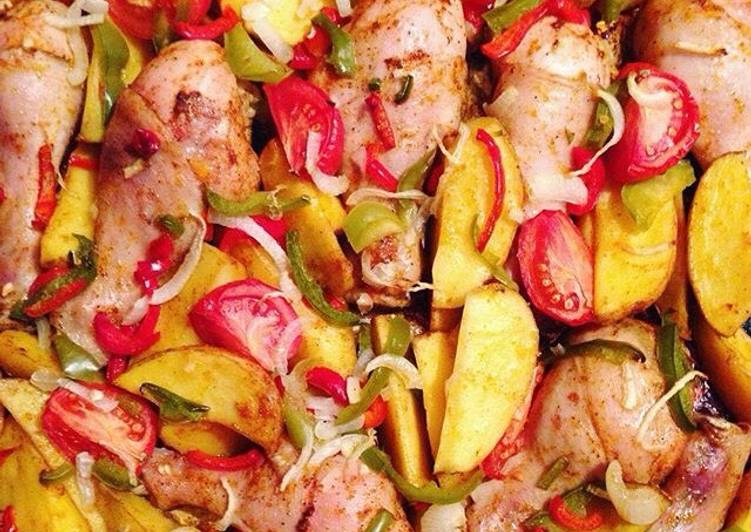 Курочка сочная с овощами рецепт