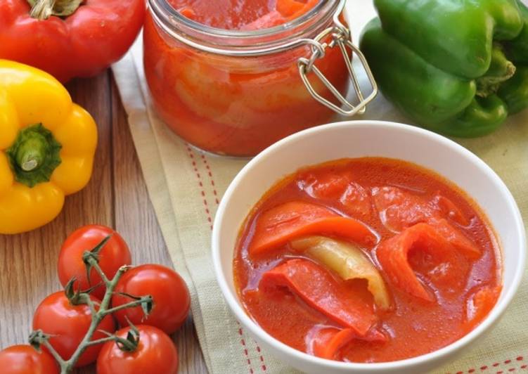 Картинки по запросу Лечо из томатов и болгарского перца