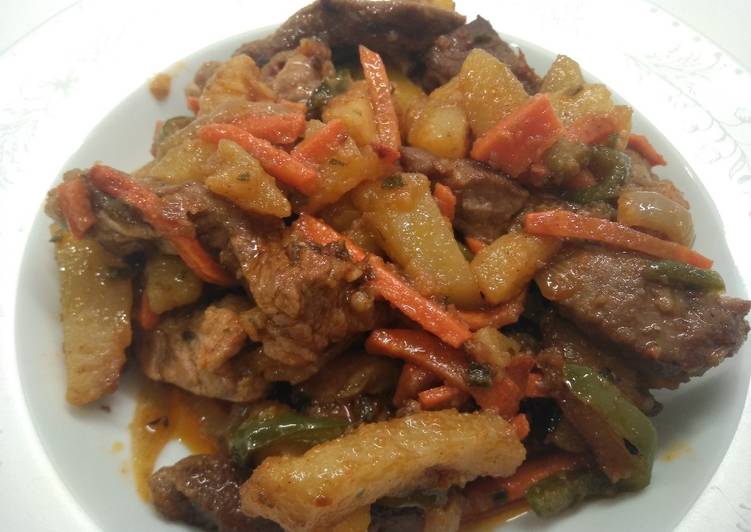 Жареное мясо с овощами - пошаговый рецепт с фото на Повар.ру картинки Жареное мясо с овощами - пошаговый рецепт с фото на Повар.ру картинки