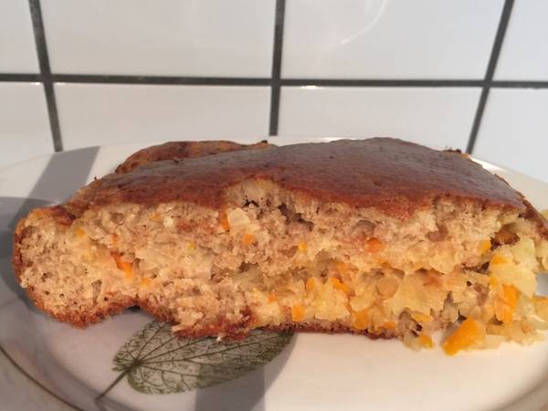 Шарлотка с капустой #кулинарныймарафон
