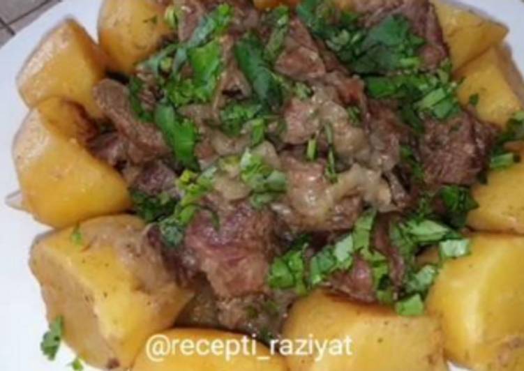 Свинина по сибирски в духовке с картошкой — photo 5