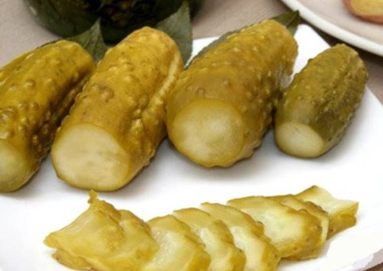 Рецепт сладких маринованных огурцов с уксусом