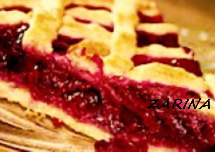 Пирог из песочного теста с вишней, пошаговый рецепт с фото изображения Пирог из песочного теста с вишней, пошаговый рецепт с фото изоражения