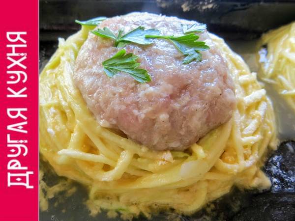 Вкуснятина из фарша с кабачком