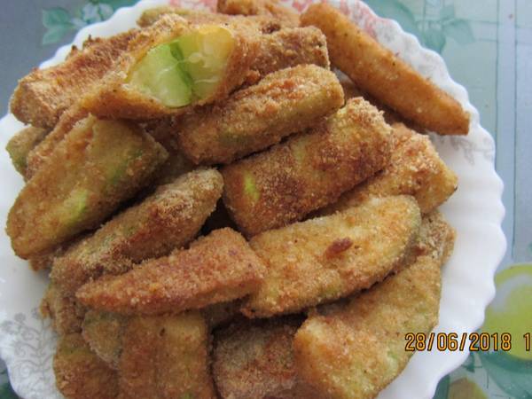 Кабачки в хрустящей шубке