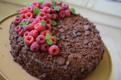 Шоколадный медовик