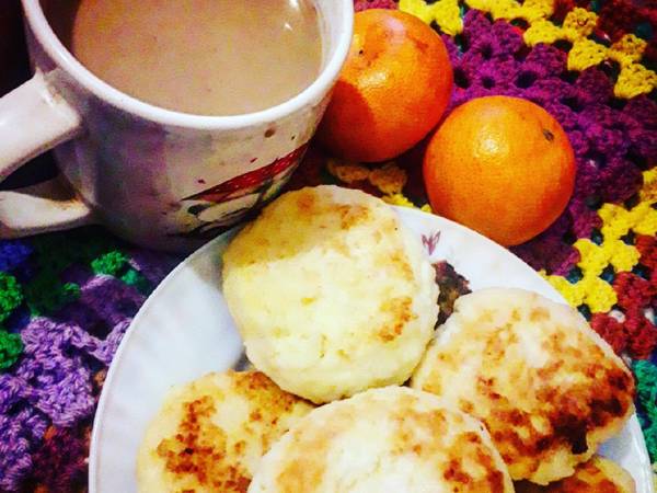 Сырники с рисом. #завтрак #пп #сырники #веган
